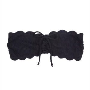 NWT SWIMCLEAN SUSTAINABLE ANTIBES TOP IN BLACK